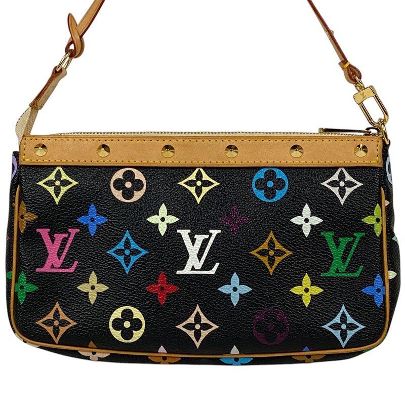 Louis Vuitton Pochette Accessoire Handbag Accessory Pouch Monogram Multicolor