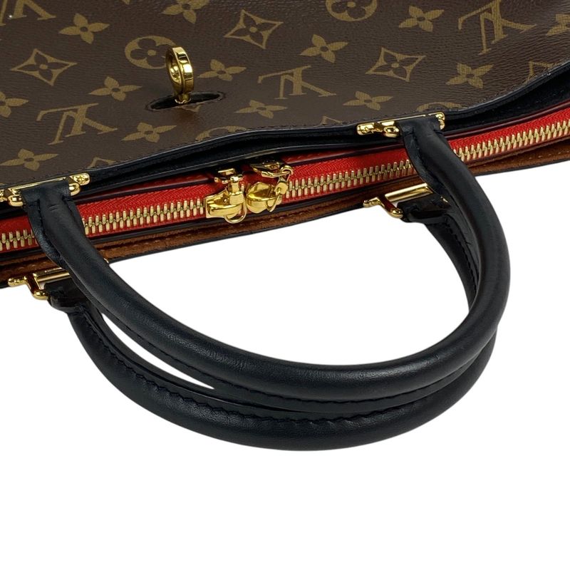 Louis Vuitton Millefeuille 2WAY Shoulder Bag Handbag Monogram Brown Red M44254