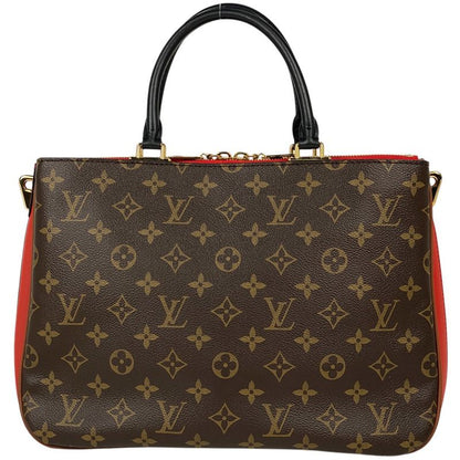 Louis Vuitton Millefeuille 2WAY Shoulder Bag Handbag Monogram Brown Red M44254