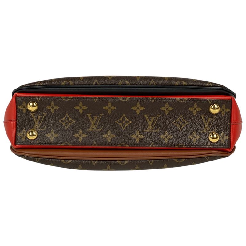 Louis Vuitton Millefeuille 2WAY Shoulder Bag Handbag Monogram Brown Red M44254