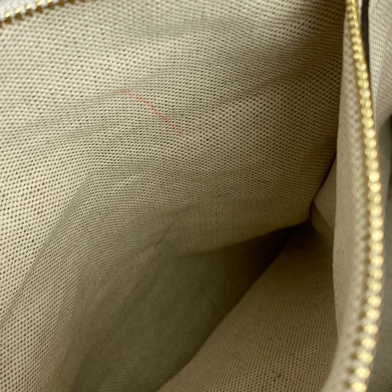 Gucci Horsebit Tote Shoulder Bag Tote Bag GG Canvas Beige White 623694 Women