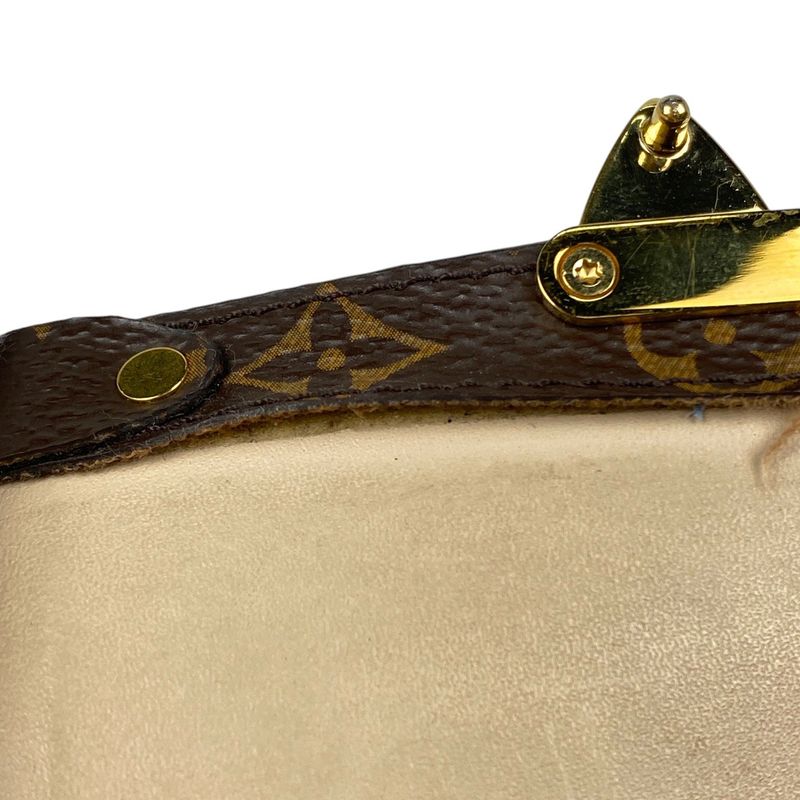 Louis Vuitton Pochette Trunk Vertical Shoulder Bag Monogram Reverse Brown