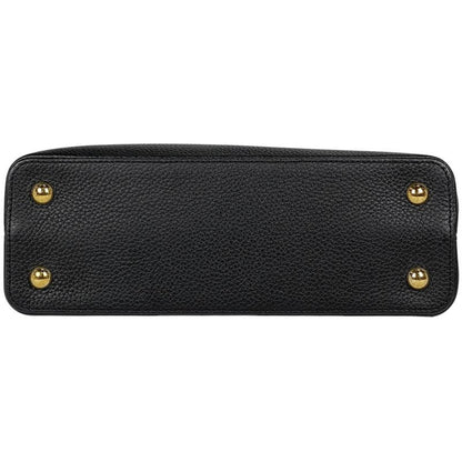 Louis Vuitton Capucines MM 2WAY Shoulder Bag Handbag Taurillon Noir Black