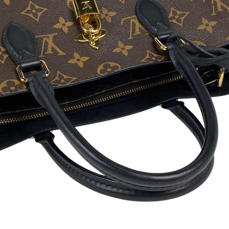 Louis Vuitton Flower Tote 2WAY Shoulder Bag Handbag Tote Bag Monogram Brown