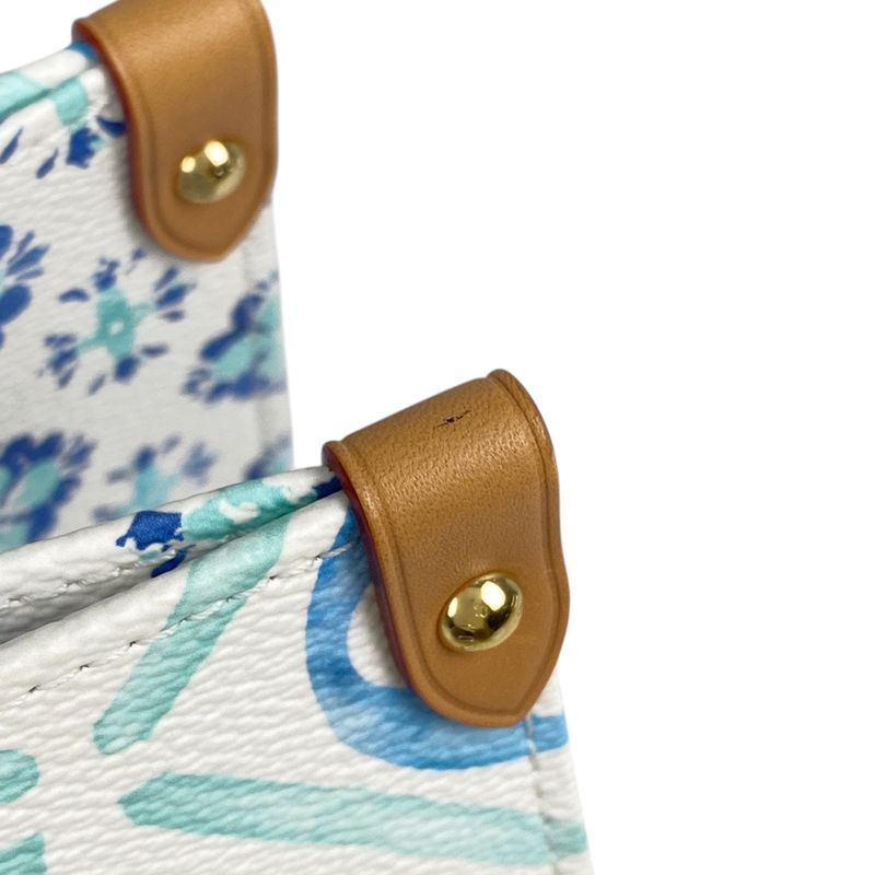 Louis Vuitton On The Go MM 2WAY Shoulder Bag Monogram Tile Tote Bag Monogram