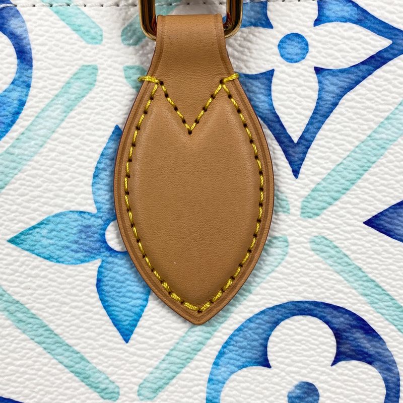 Louis Vuitton On The Go MM 2WAY Shoulder Bag Monogram Tile Tote Bag Monogram