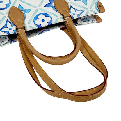 Louis Vuitton On The Go MM 2WAY Shoulder Bag Monogram Tile Tote Bag Monogram