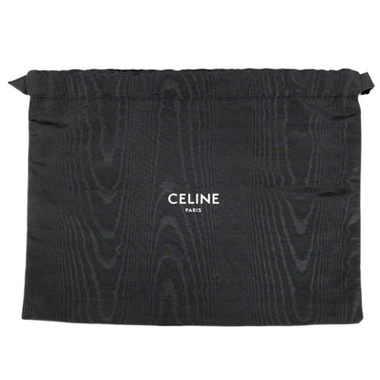 Celine Mini Vertical Cabas 2WAY Shoulder Bag Logo Tote Canvas Ivory Brown Women