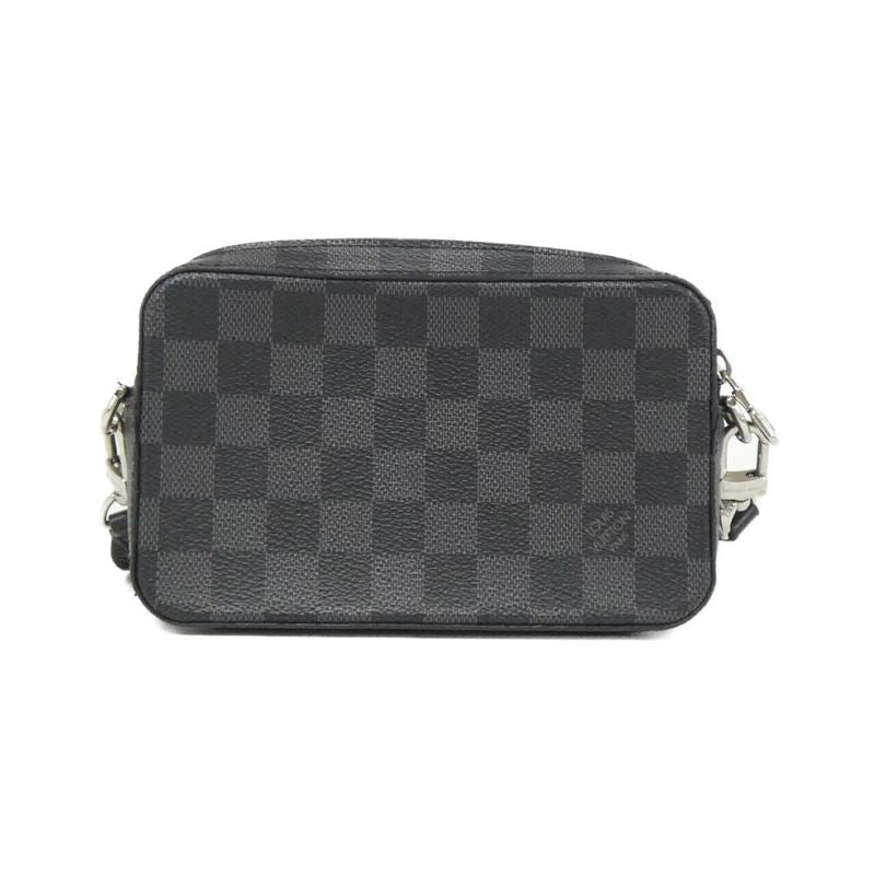 Louis Vuitton Damier Graphite Alpha Wearable Wallet N60418 Shoulder Bag