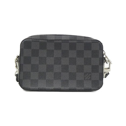 Louis Vuitton Damier Graphite Alpha Wearable Wallet N60418 Shoulder Bag