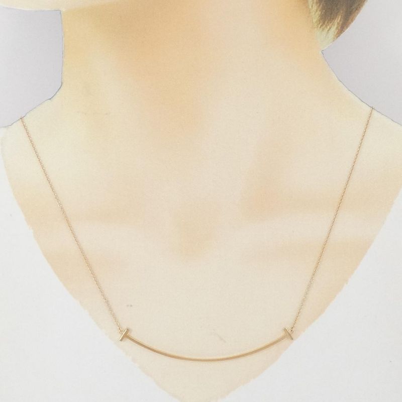 Tiffany & Co T-smile Large Necklace