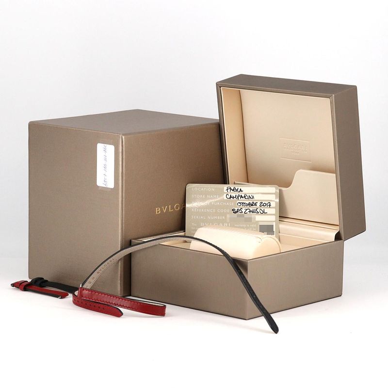 Bulgari Serpenti Double Spiral/d Sps27wsdl/102781 SS Quartz