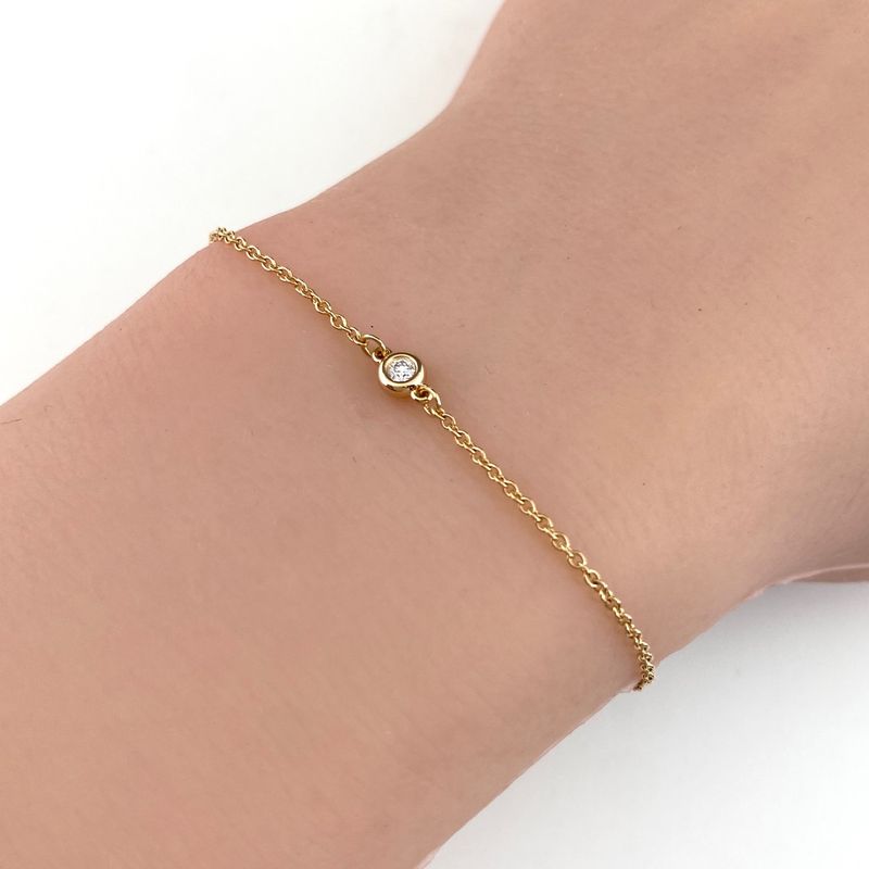 Tiffany & Co Tiffany & Co By-the-yard Bracelet PG Pink Gold Wristband Diamond