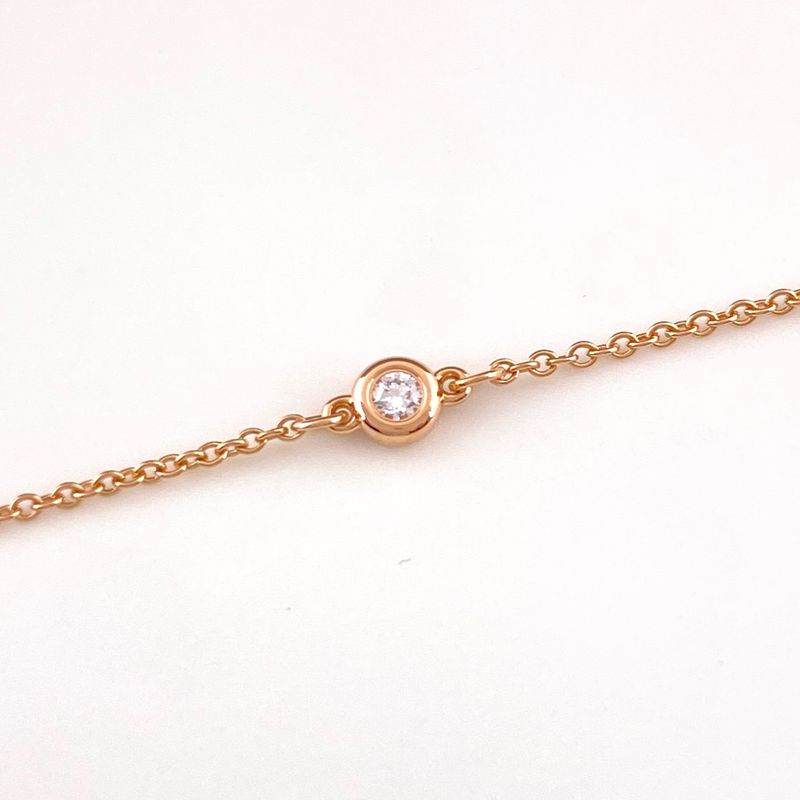 Tiffany & Co Tiffany & Co By-the-yard Bracelet PG Pink Gold Wristband Diamond