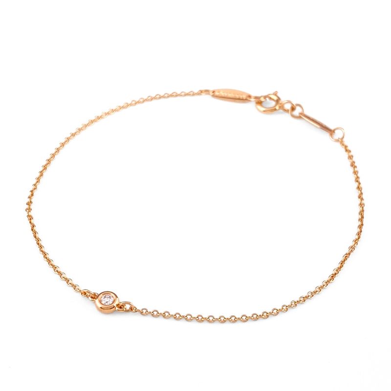 Tiffany & Co Tiffany & Co By-the-yard Bracelet PG Pink Gold Wristband Diamond
