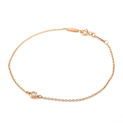 Tiffany & Co Tiffany & Co By-the-yard Bracelet PG Pink Gold Wristband Diamond