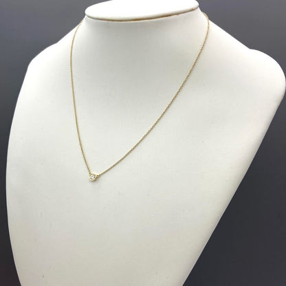 Tiffany & Co Tiffany & Co By-the-yard Necklace YG Yellow Gold Pendant Diamond
