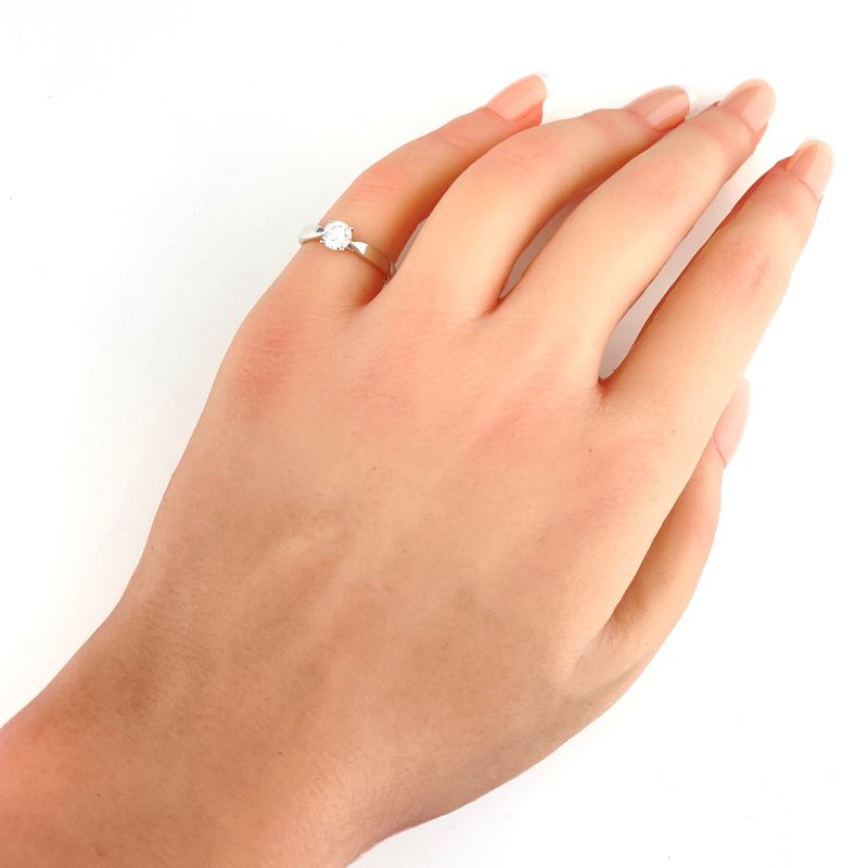 Tiffany & Co Tiffany & Co Diamond Design Ring Platinum Ring Size 75 Pt950