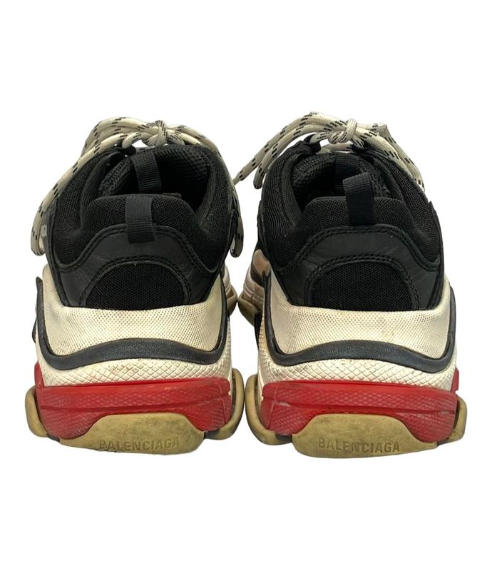 Balenciaga Low Cut Sneakers Thick Sole Triple S 524037 Men's SIZE 26.0 (M)