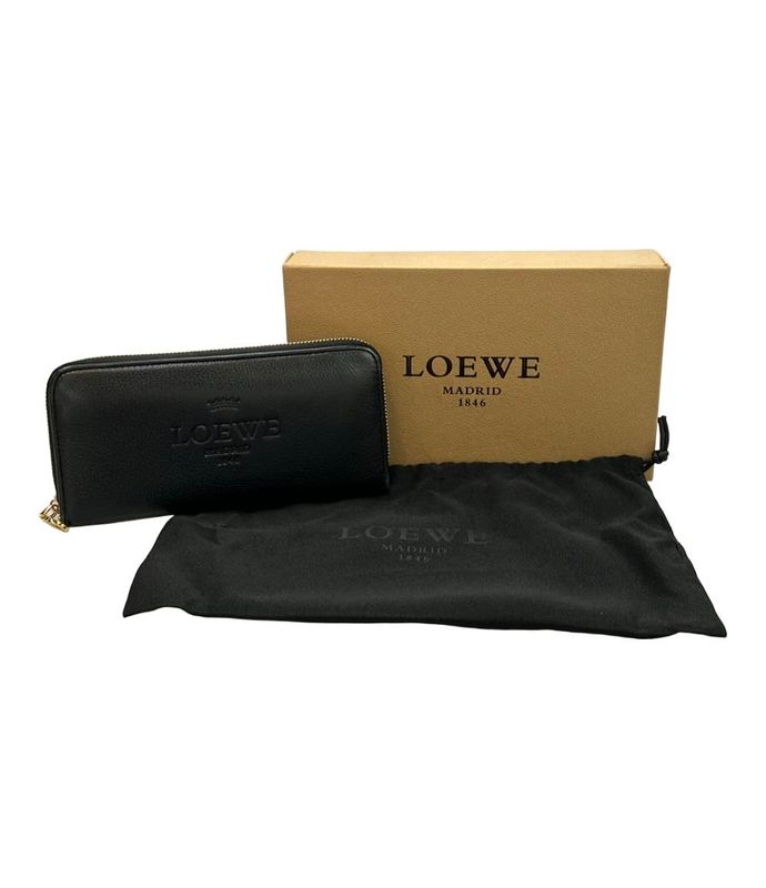 Loewe Round Zipper Long Wallet Women's Loewe