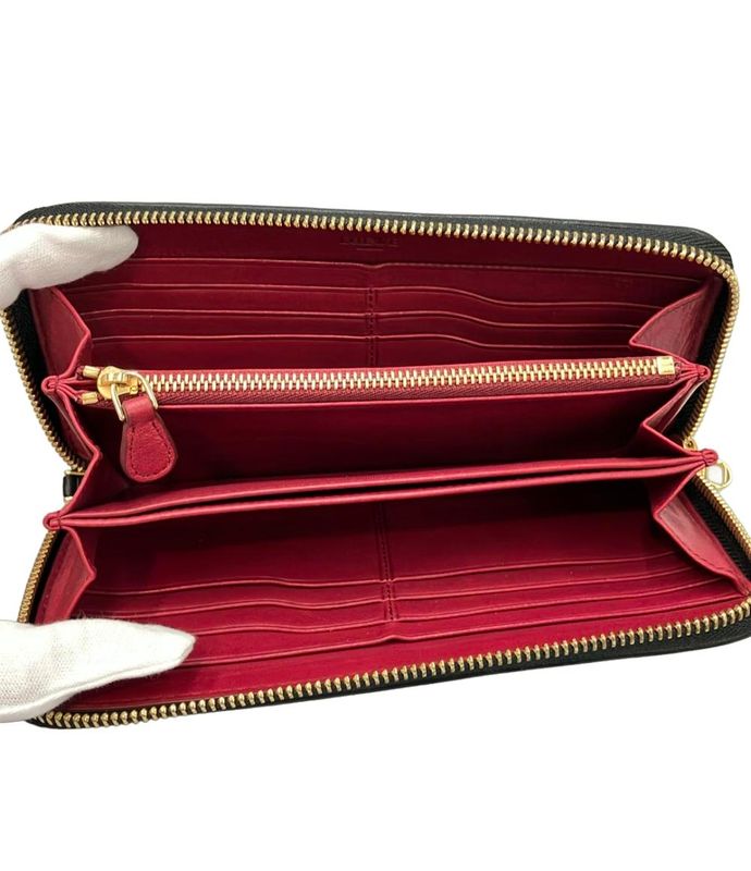 Loewe Round Zipper Long Wallet Women's Loewe