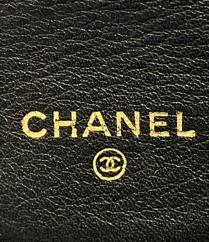Chanel Coin Case Gold Hardware Bicolore Women's Chanel