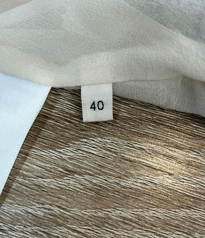 Celine Flared Skirt Floral Silk 2j264757l Women's SIZE 40 (L) Celine