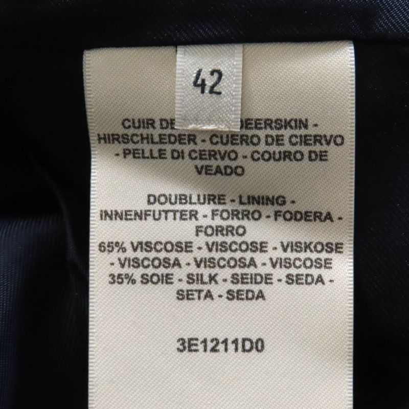 Hermes 23SS 3e1211d0 Deerskin Silver Hardware Lined With Full Logo Serie