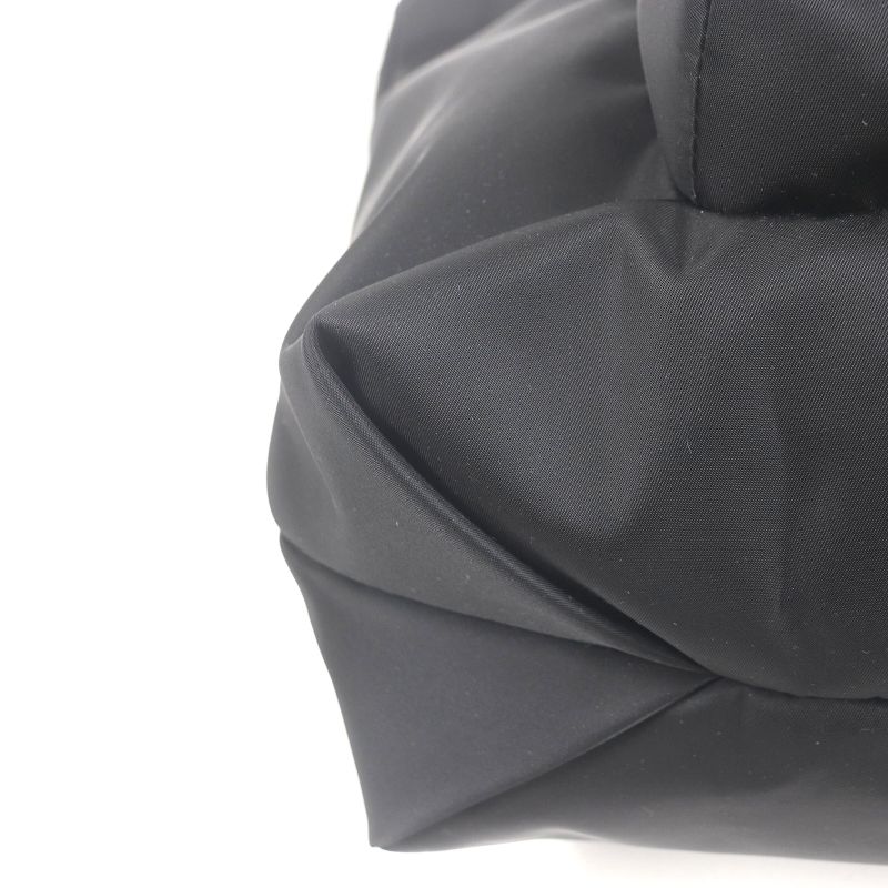 Gucci 802172 Nylon Sherry Line Webline Large Logo Tote Bag Black Storage With