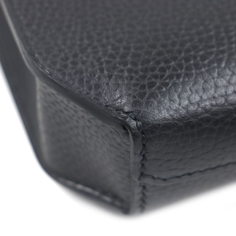 Hermes Kelly Depeche 36 Vaux Gallop De Hermes Silver Hardware Briefcase Black