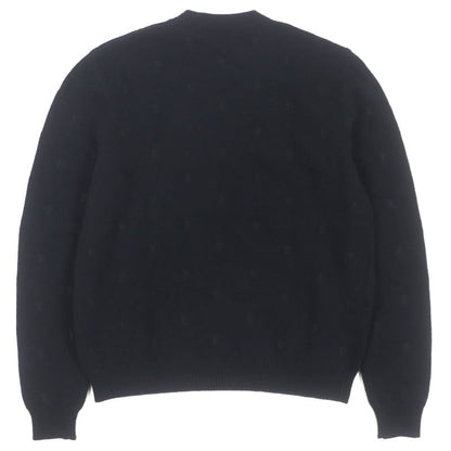  Louis Vuitton 24SS 100% Wool LV Logo Embroidery Merino Crew Neck Pullover