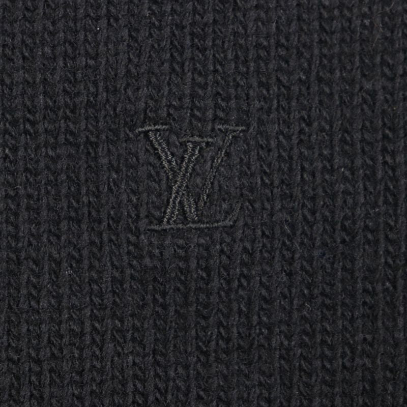  Louis Vuitton 24SS 100% Wool LV Logo Embroidery Merino Crew Neck Pullover