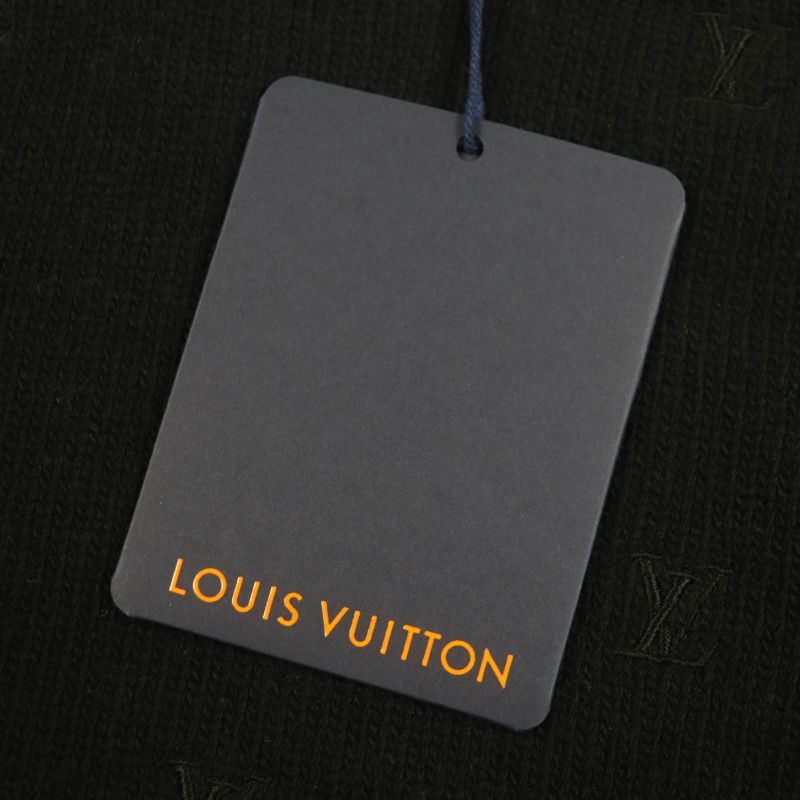  Louis Vuitton 24SS 100% Wool LV Logo Embroidery Merino Crew Neck Pullover