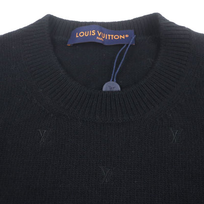 Louis Vuitton 24SS 100% Wool LV Logo Embroidery Merino Crew Neck Pullover
