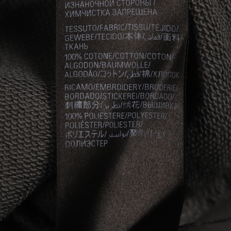 Balenciaga 23AW 600583 100% Cotton 100% Logo Embroidery Pullover Hoodie Gray S