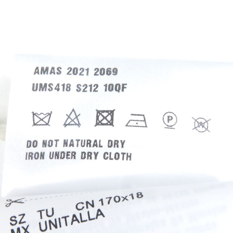 Prada Ums418 Cashmere 100% Tricolor Ribbed Knit Scarf With Logo Ivory Made In