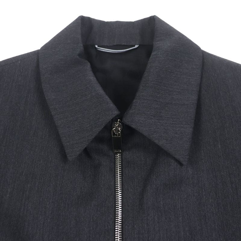  DIOR Homme 24SS 193c243c6326 55% Wool Classic Double Zip Up Jacket Grey 46