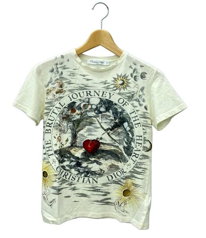 Christian Dior Short Sleeve T-Shirt Heart Women's Size XS Christian Dior