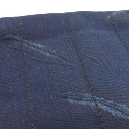 Prada 1bg347 Logo Tote Bag Denim Women