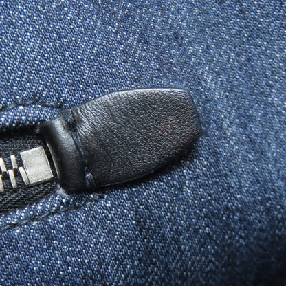 Prada 1bg347 Logo Tote Bag Denim Women