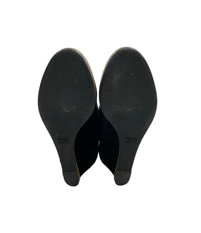 Fendi Side Gore Boots Wedge Sole Women's Size 36 (M) Fendi