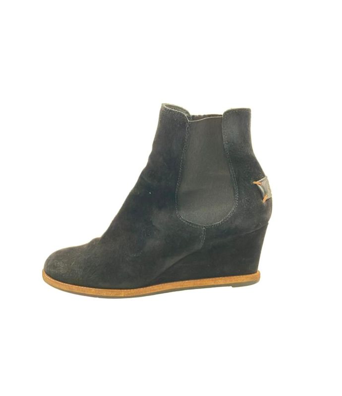 Fendi Side Gore Boots Wedge Sole Women's Size 36 (M) Fendi