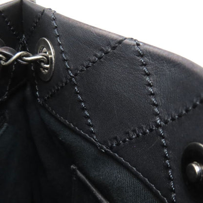 Chanel Matelasse Silver Hardware Shoulder Bag Calf Women