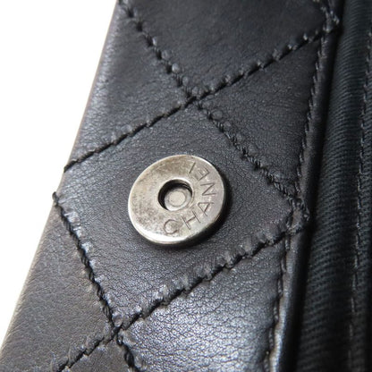 Chanel Matelasse Silver Hardware Shoulder Bag Calf Women