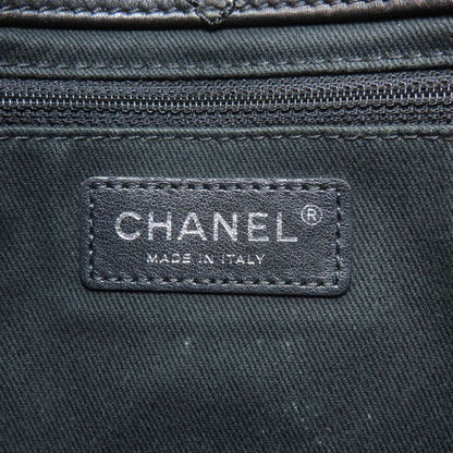 Chanel Matelasse Silver Hardware Shoulder Bag Calf Women