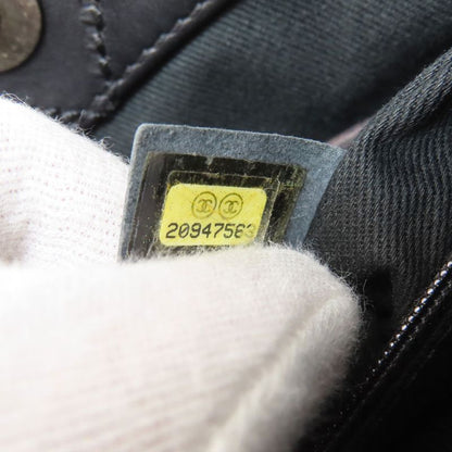 Chanel Matelasse Silver Hardware Shoulder Bag Calf Women