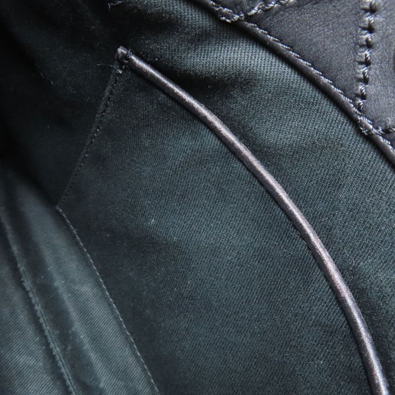 Chanel Matelasse Silver Hardware Shoulder Bag Calf Women