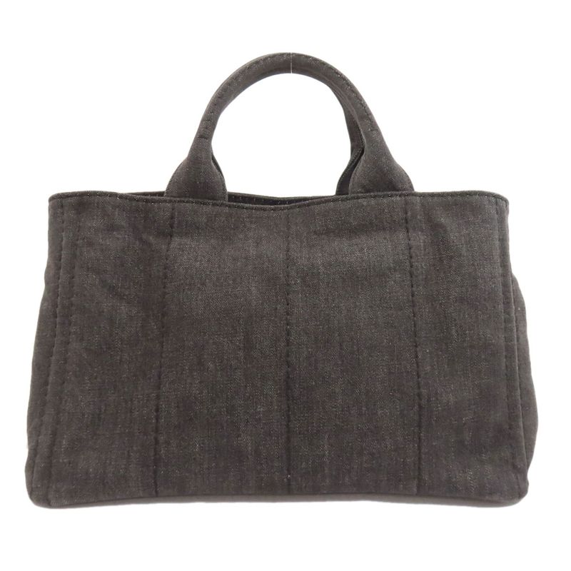 Prada 1bg642 Canapa Tote 2WAY Handbag Denim Women