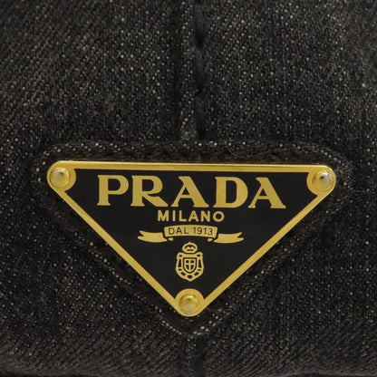 Prada 1bg642 Canapa Tote 2WAY Handbag Denim Women