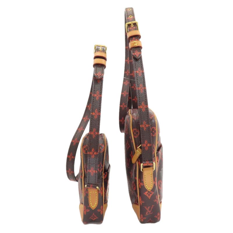 Louis Vuitton M44399 Panamset Catgram Shoulder Bag Monogram Canvas Women